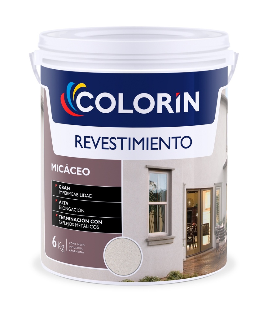 Colorin revestimiento Micaceo Blanco x 30 kgs. 
