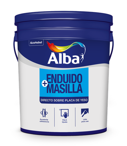 Alba enduido interior+masilla standard x 1 lt./1.6 kg.