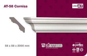 Molduras Atenneas at-58 x 2 mts. 