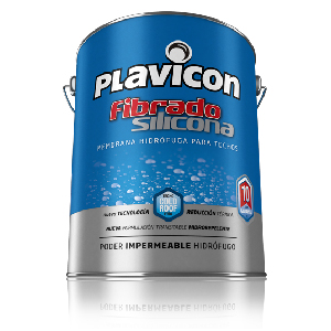 Plavicon techos Fibrado Silicona Blanco x 4 kgs.