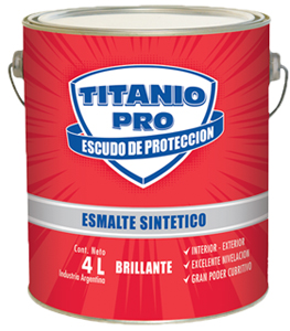 Titanio esmalte brillante x 1 lt.