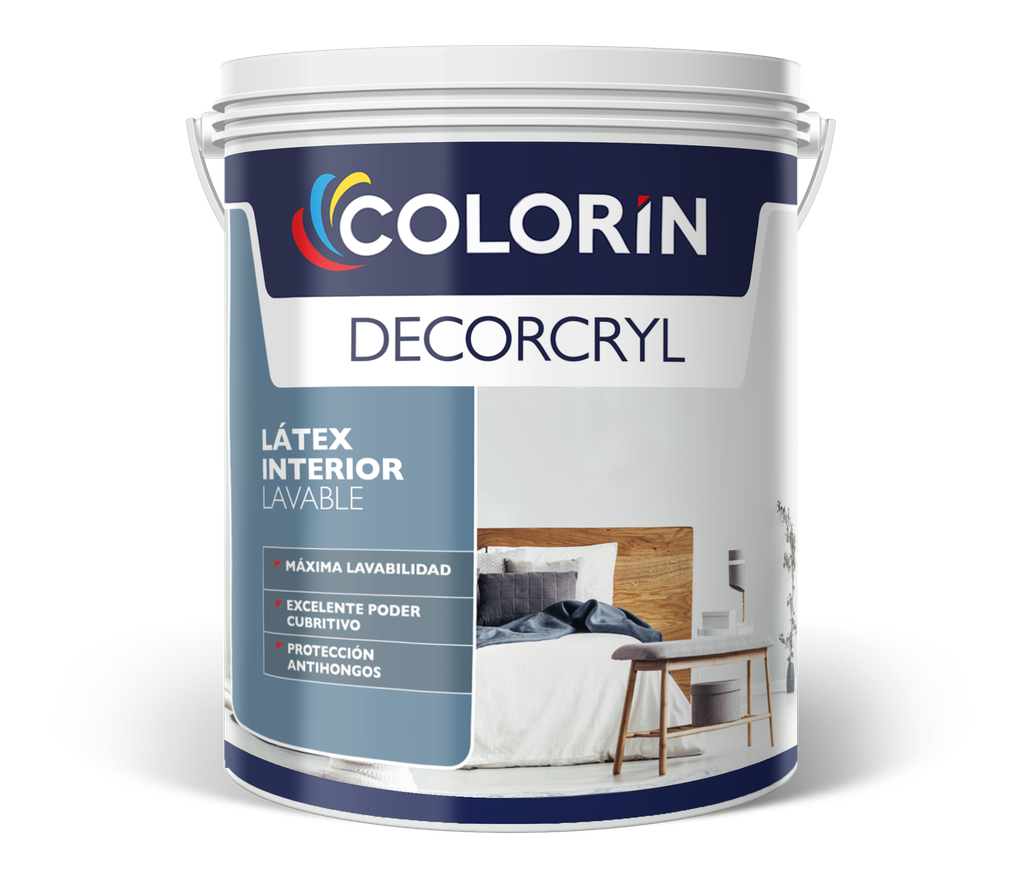 Decorcryl Blanco Látex Interior Lavable Mate 4 Ltos.