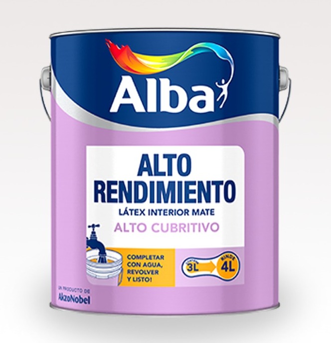 Alto rendimiento Alba int. x 3 lts.