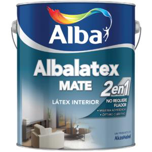 Albalatex 2 en 1 blanco mate x 1 lt.