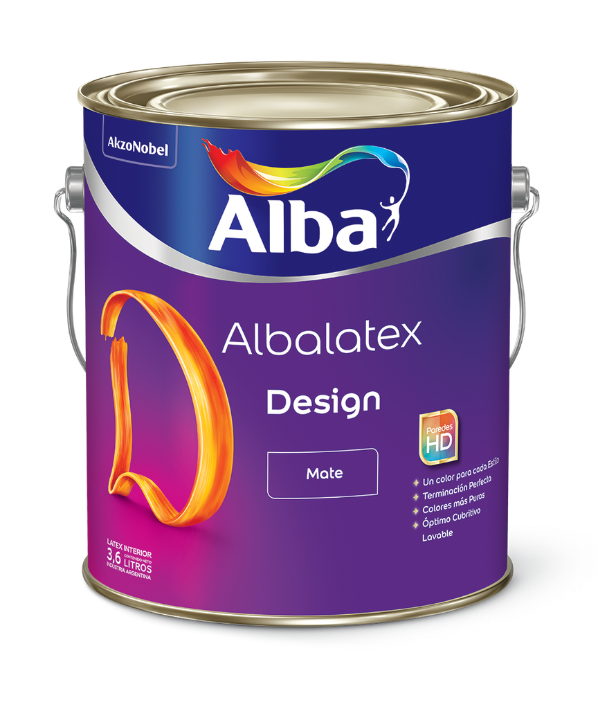 Albalatex design Blanco mate x 4 lts.