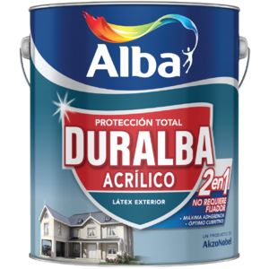 Duralba 2 en 1 exterior  blanco x 1 lt. 