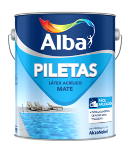 Pileta Alba latex acrilico Celeste x 10 lts. 
