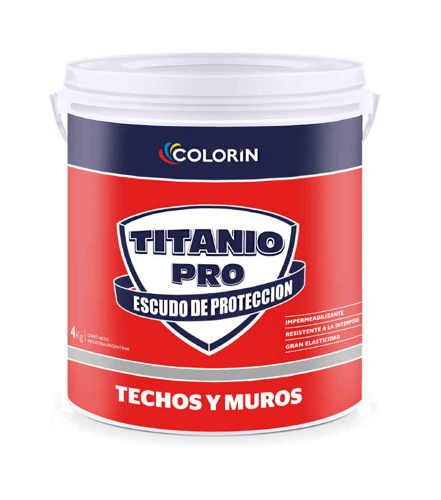 Titanio Pro Techos y Muros Blanco x 10 lts.
