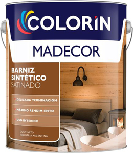 Madecor barniz satinado Colorin x 1 lt.