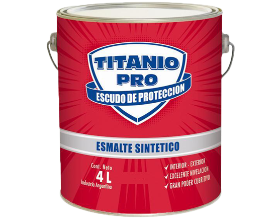 Titanio esmalte satinado Blanco x 1 lt.