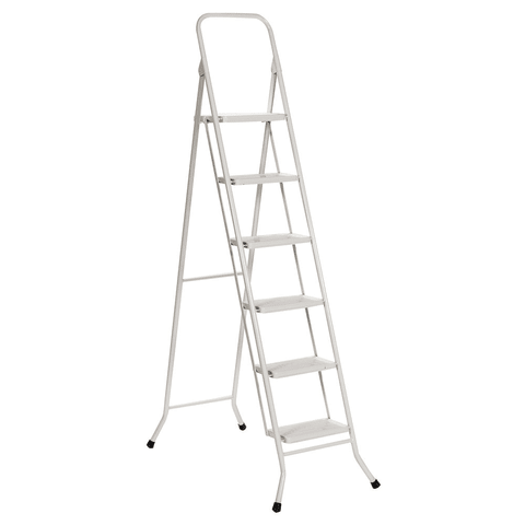 Escalera metálica tipo brasilera 6 escalones 1.85 mts.