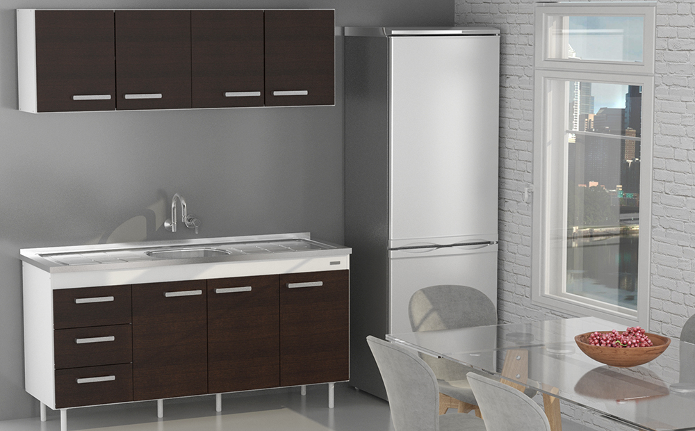 COMBO COCINA 1.60 EXPRESS S/ BACHA