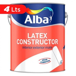 [1159100004] Constructor latex int./ext. blanco x 4 lts.