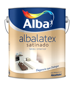 Albalatex blanco satinado x 10 lts.