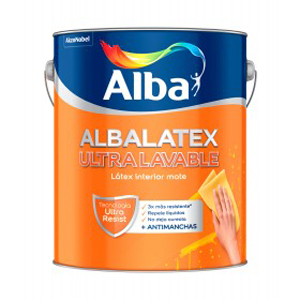 Albalatex ultralavable blanco x 4 lts.