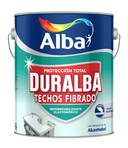 Duralba techos fibrado Blanco x 1 lt.