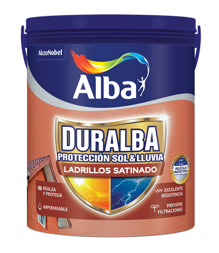 Duralba ladrillos satinado x 1 lt.