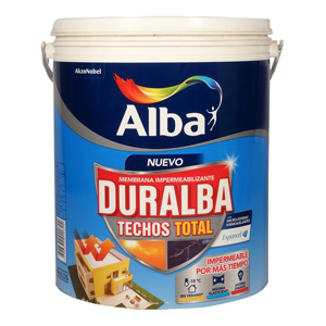 Duralba techos total Blanco x 4 lts.