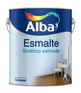 Alba esmalte satinado Blanco x 1 lt.