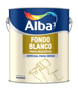 Alba fondo blanco standard x 4 lts.