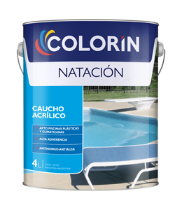 Colorin Natacion caucho acrilico x 4 lts.