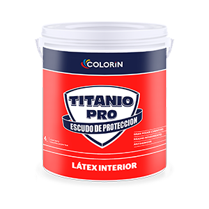 Titanio Pro latex interior x 4 lts.