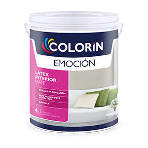 Emoción latex mate sedoso Blanco x 1 lt.