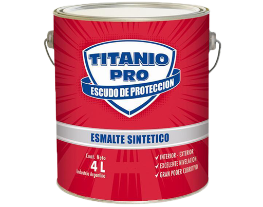Titanio esmalte satinado Blanco x 1 lt.