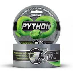 [73999020001] Python cinta alta resistencia gris x 9 mts.
