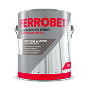 [74577001001] Ferrobet fondo galvanizado Blanco x 1 lt. 