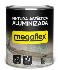 Megaflex pintura asfáltica aluminizada x 1 lt.